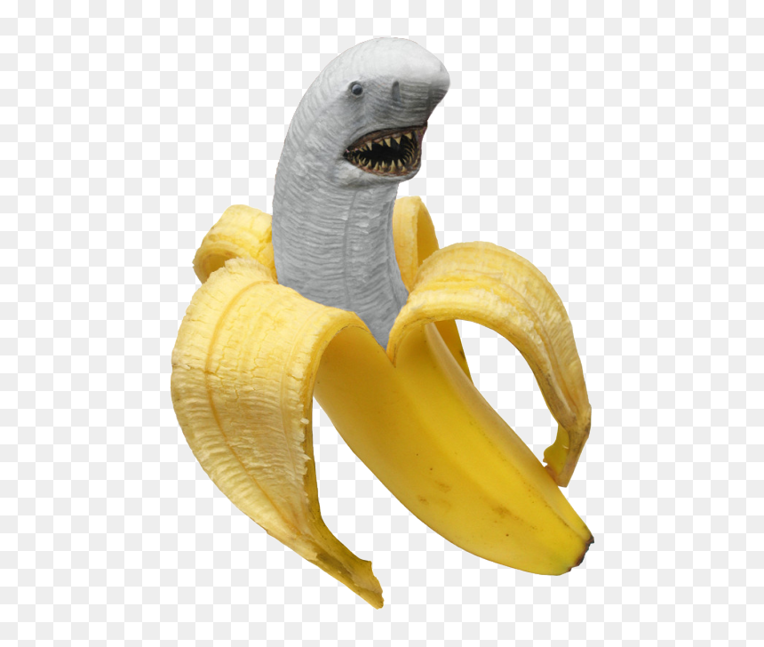 Banana Shark, HD Png Download - banana png