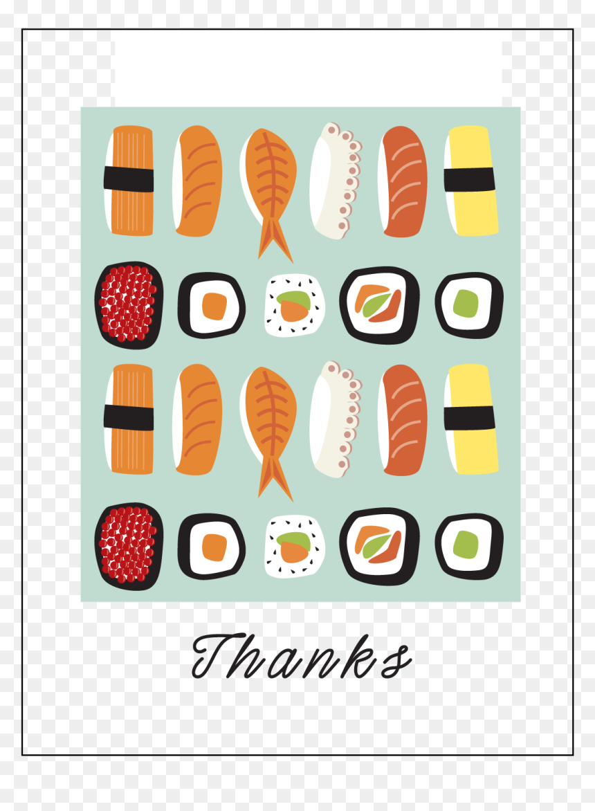 Thank You For Sushi, HD Png Download - thank you png