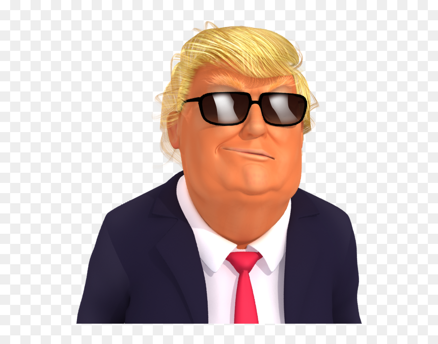 Donald Trump Doing Hype, HD Png Download - deal with it glasses png