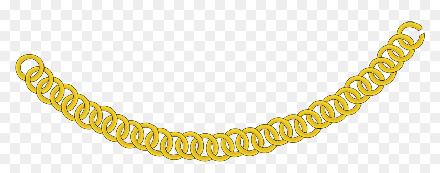 Gold Chain Clipart Png, Transparent Png - chain png