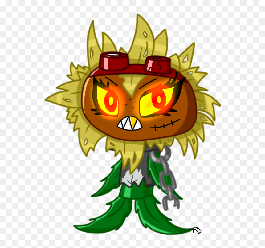 Plants Vs Zombie Drawing, HD Png Download - flare png