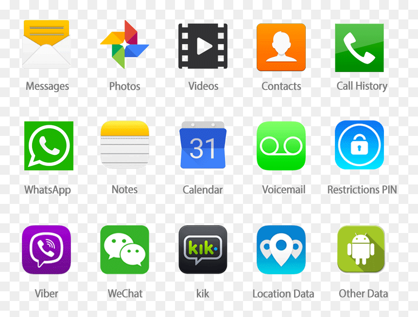 Phonespector App, HD Png Download - twitter facebook png