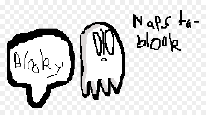 Napstablook Png, Transparent Png - napstablook png