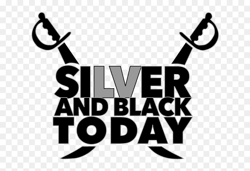 Silver And Black Today Logo - Silver And Black Raiders Png, Transparent Png - today logo png