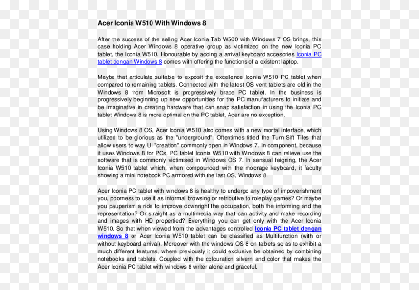 Document, HD Png Download - laptop windows 8 png