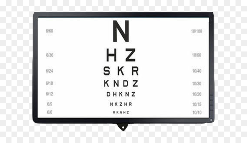 M05 - Screen, HD Png Download - eye chart png