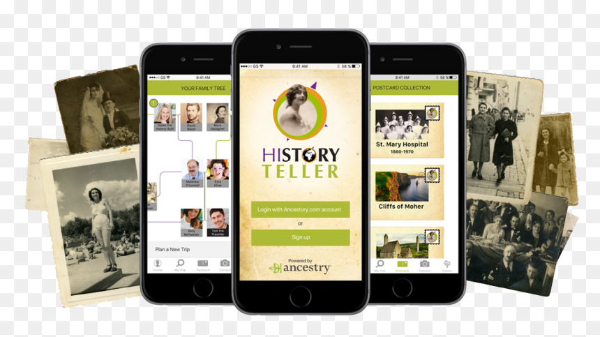P4 Hifimockups - Iphone, HD Png Download - ancestry.com logo png