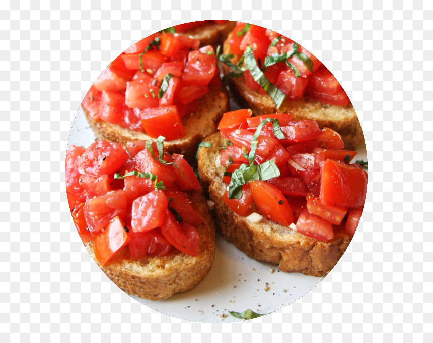 Bruschetta - New Year's Food Appetizers, HD Png Download - bruschetta png