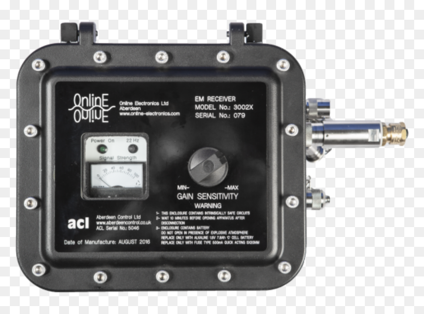 3002x Electromagnetic Pig Locating And Tracking Atex - Helmet Camera, HD Png Download - receiver png