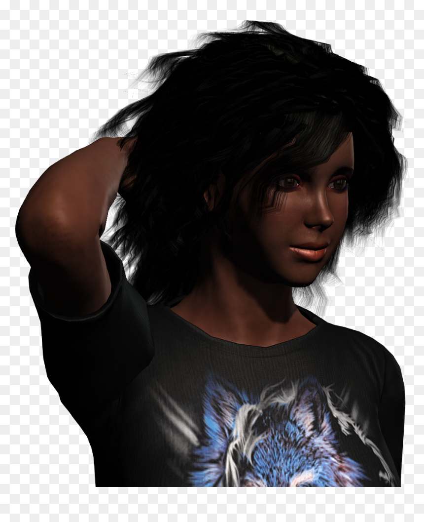 Lace Wig, HD Png Download - femme png