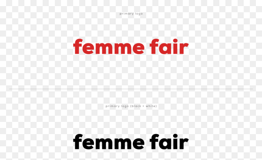 Femme Fair Brand Identity 2018-2 - Parallel, HD Png Download - femme png