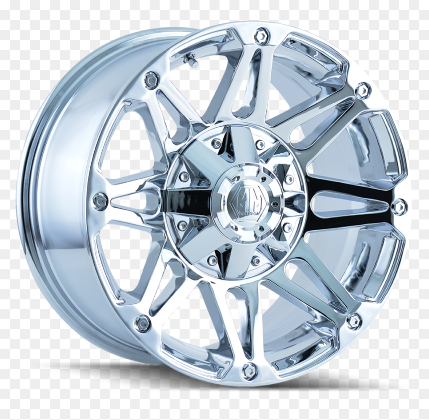Mayhem8010c1 - Wheel, HD Png Download - chrome metal png