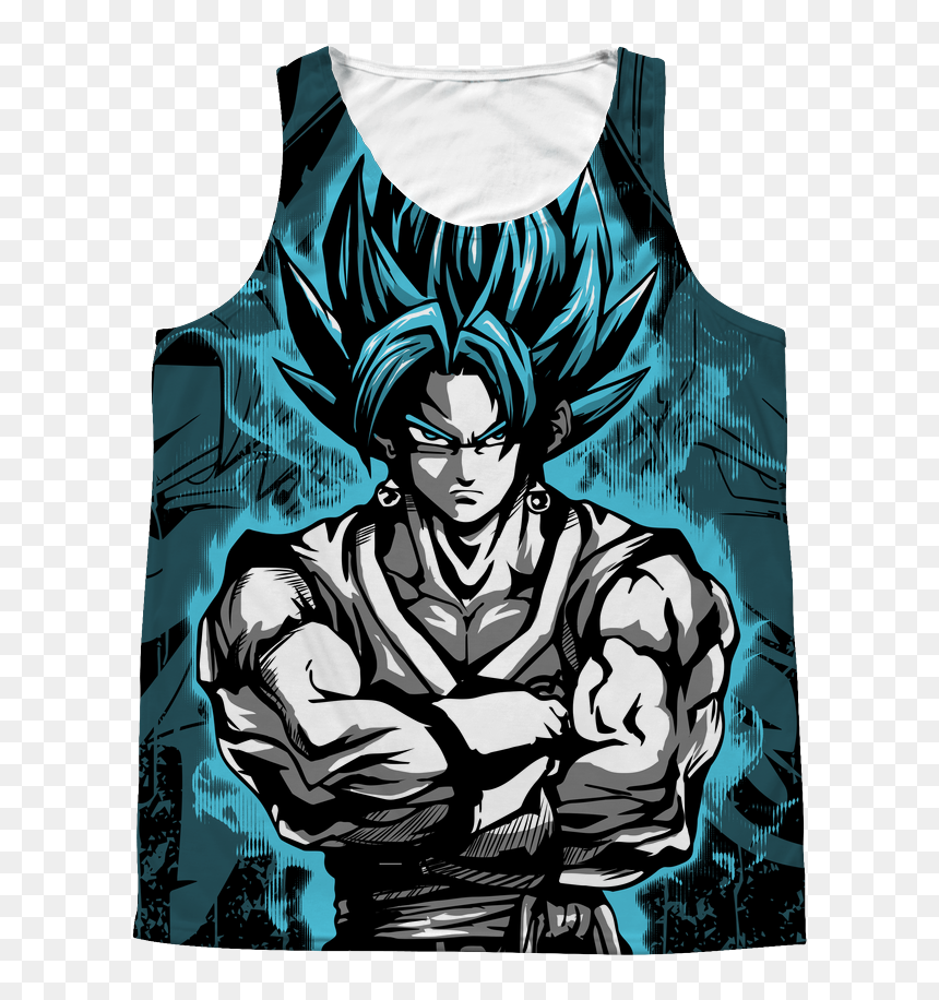 Vegito Blue T Shirt, HD Png Download - super vegito png