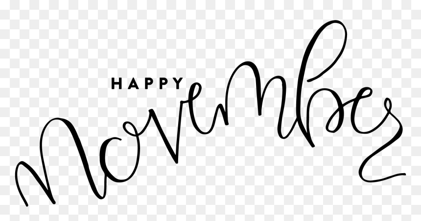 November Transparent Images Png - Transparent November Png, Png Download - writing .png