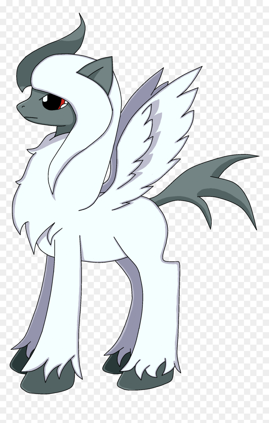Mega Absol Pony - Absol As A Pony, HD Png Download - mega absol png