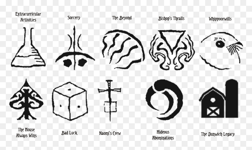 Arkham Horror Lcg Icons, HD Png Download - cthulhu icon png