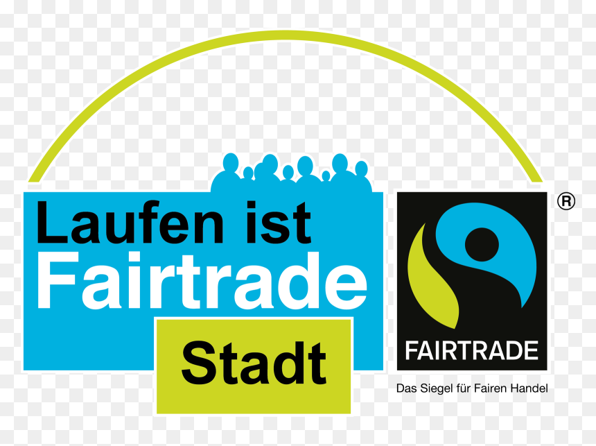 Fairtrade Logo Laufen , Png Download - Fairtrade Town, Transparent Png - fairtrade logo png