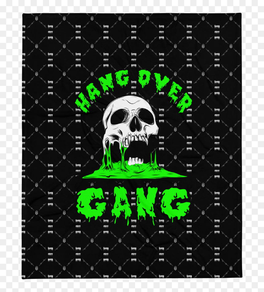 Hog Monogram Shirt Goop White Skull Mockup Front Flat - Skull, HD Png Download - goop png