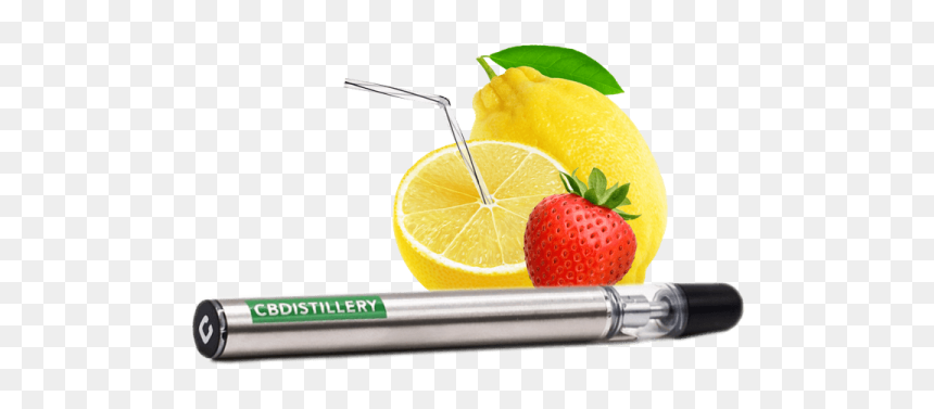 Full Spectrum Flavored Cbd Vape Pen - Vaporizer, HD Png Download - strawberry lemonade png