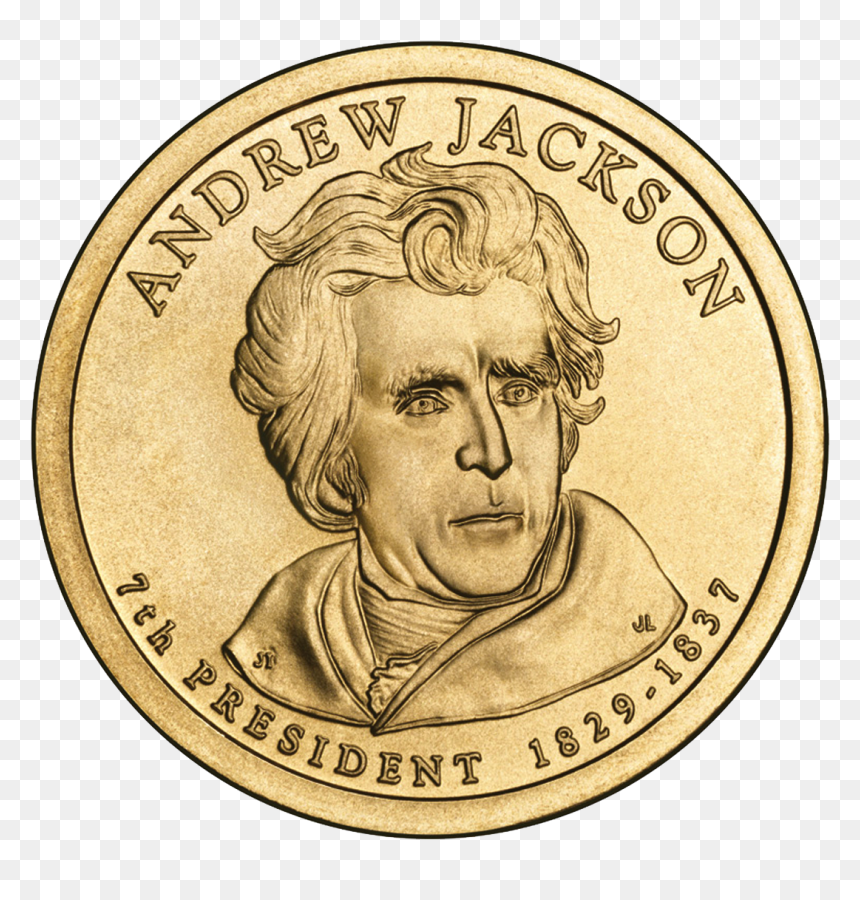 Modern Gold, HD Png Download - andrew jackson png