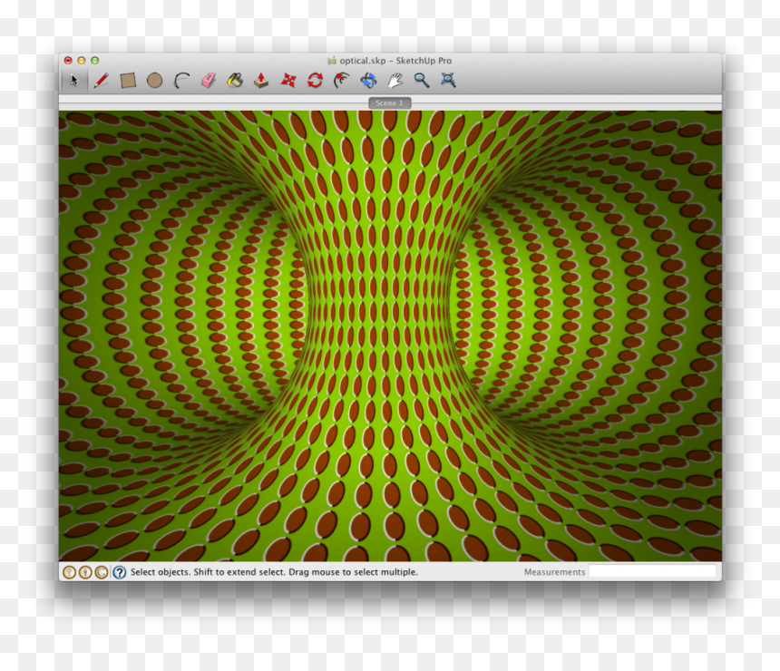 Optical Illusions In Sketchup - Circle, HD Png Download - sketchup png