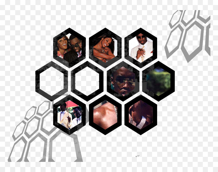 Hexagon Ceramics Tile, HD Png Download - p diddy png