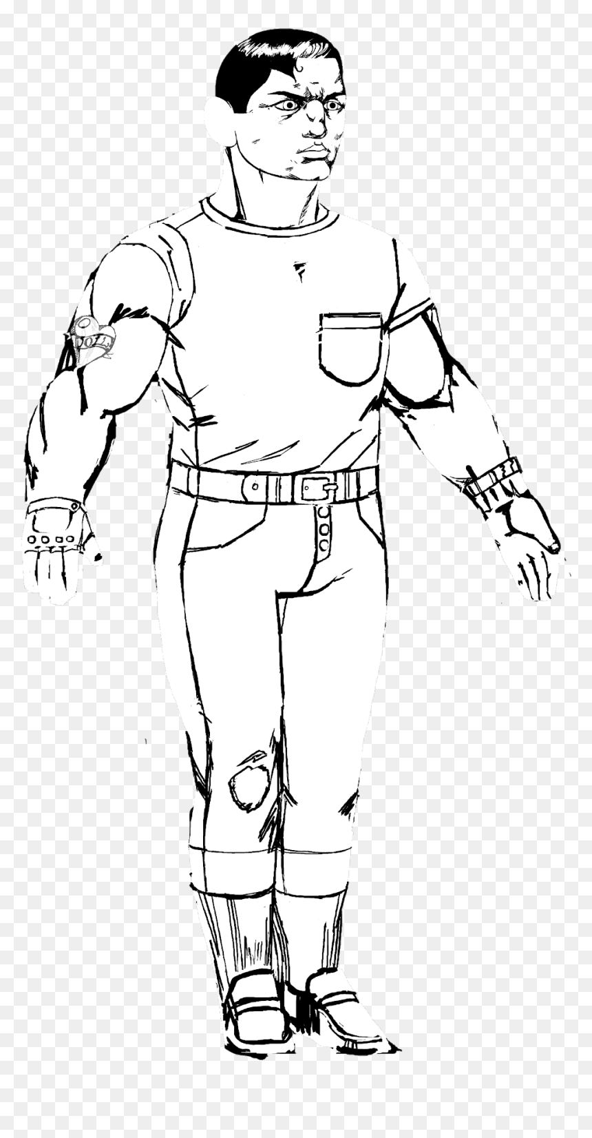 Illustration, HD Png Download - tough guy png