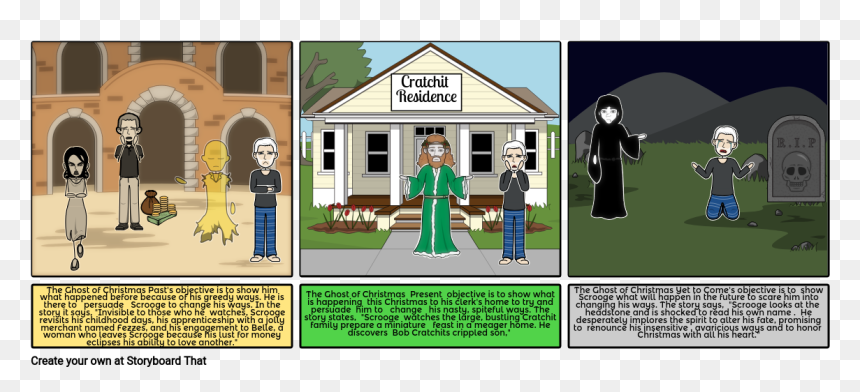 Storyboard Wakas Ng Kalupi, HD Png Download - christmas carol png