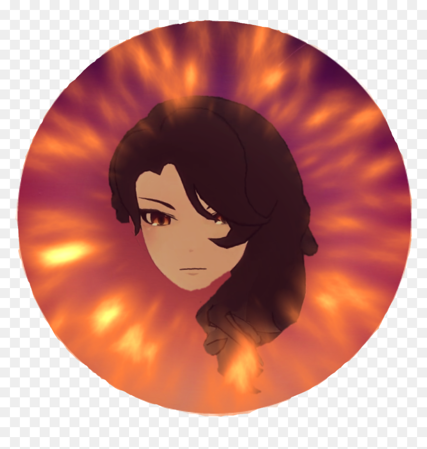#cinderfall #rwby #fire #icon - Circle, HD Png Download - cinder fall png