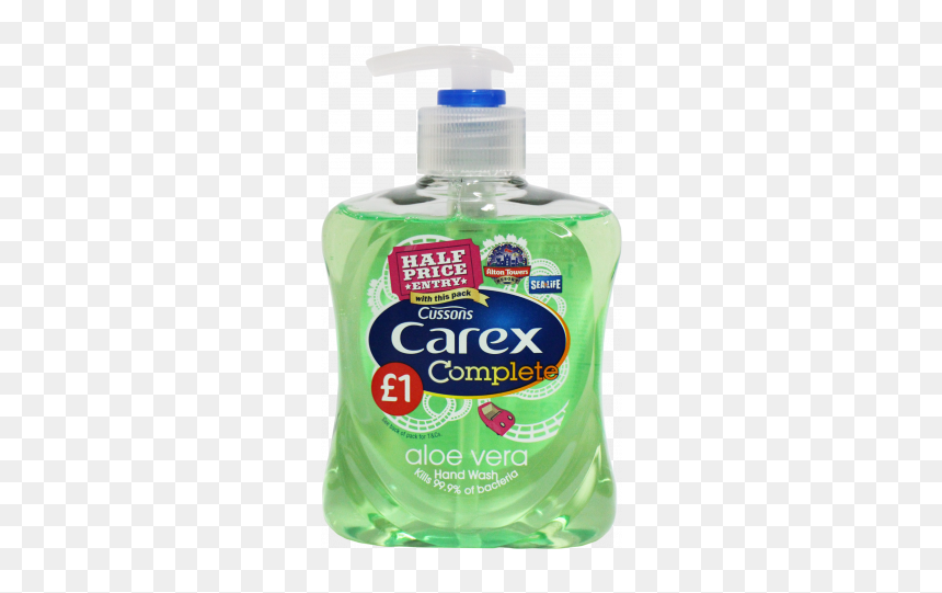 Carex Aloe Vera Handwash Pmp £1 250ml - Carex Handwash Moisture Plus 250ml, HD Png Download - carex png