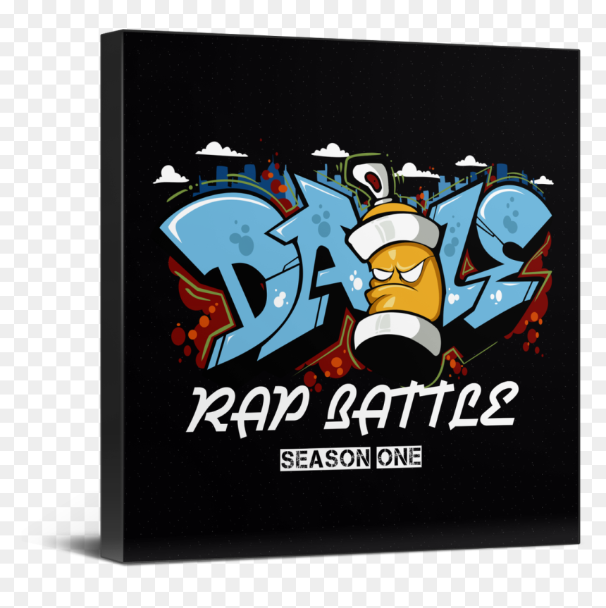Graffiti Street Art Cartoon Drawings, HD Png Download - cd cover template png