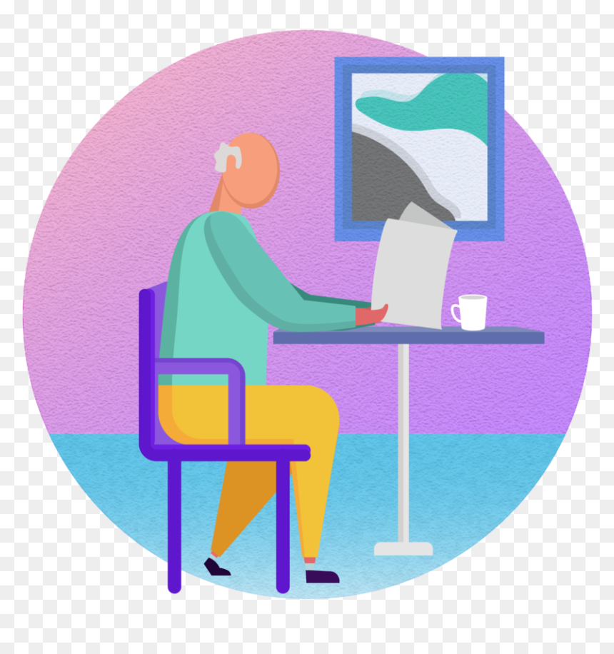 Related For "sick Clipart Man - Sitting, HD Png Download - guy laughing png