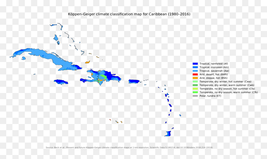 African And Caribbean, HD Png Download - caribbean map png