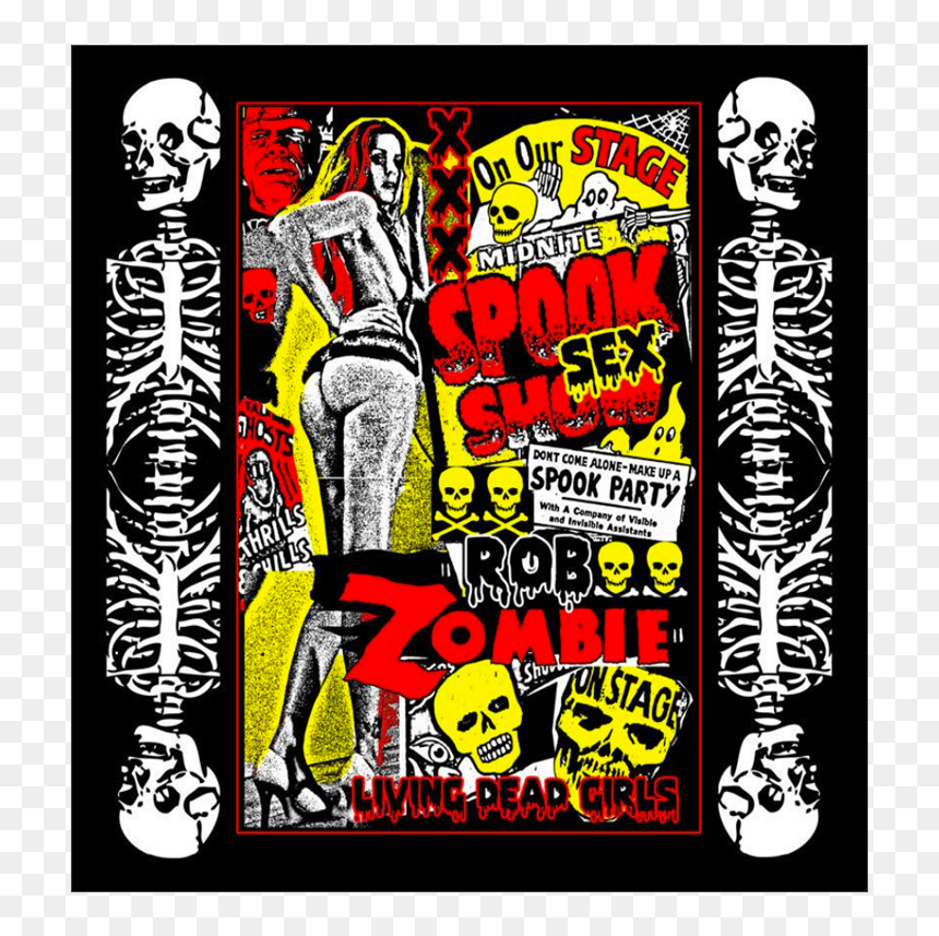 Spooky Sex Bandana - Rob Zombie Spook Party, HD Png Download - rob zombie png