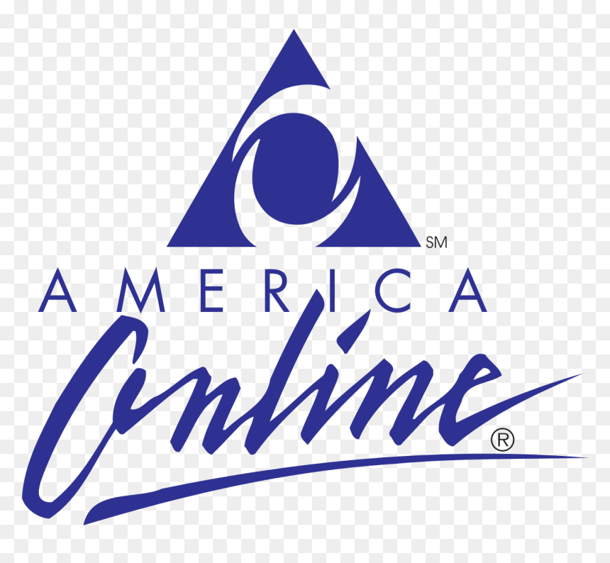 Original America Online Logo, HD Png Download - logo america png