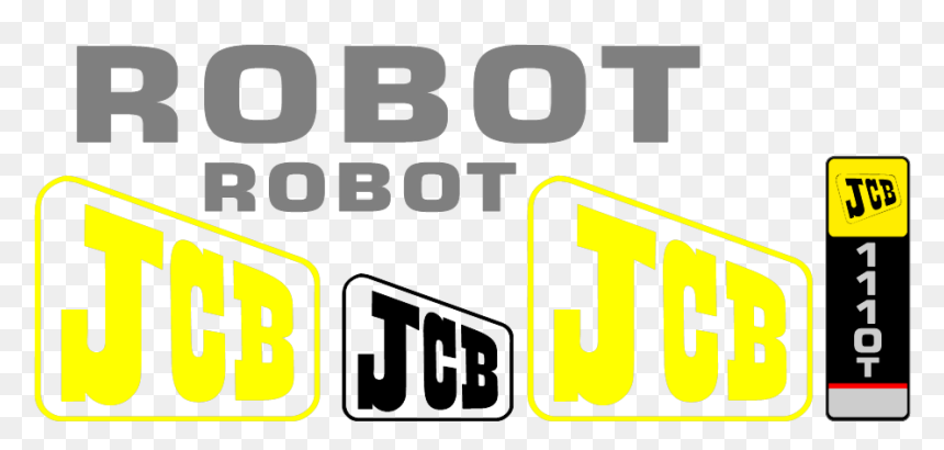 Jcb 1110t Decal Set - Colorfulness, HD Png Download - jcb logo png