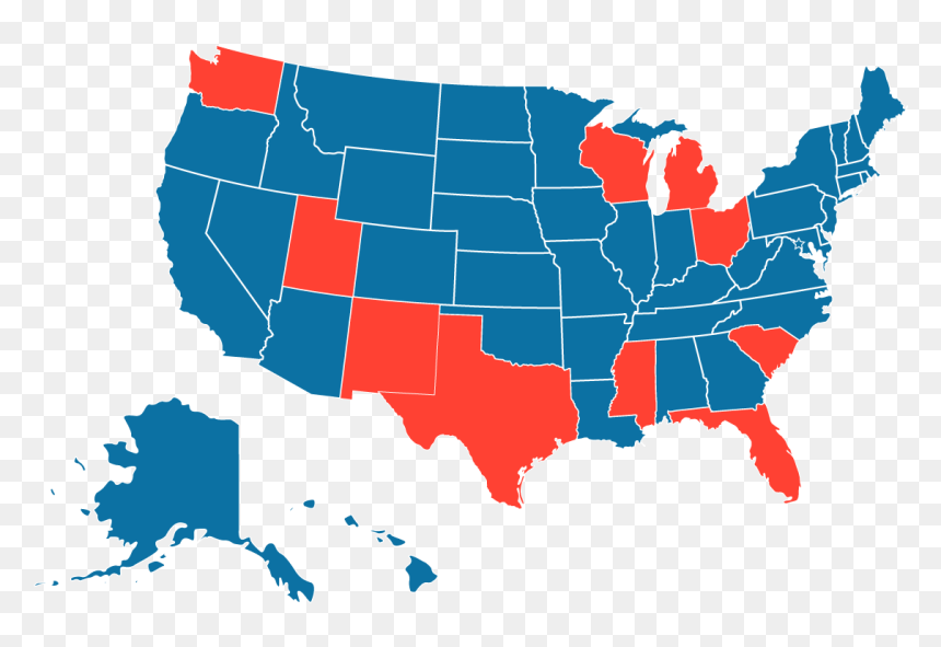Molina Healthcaremarket Availability - Usa Social Media Map, HD Png Download - molina healthcare png