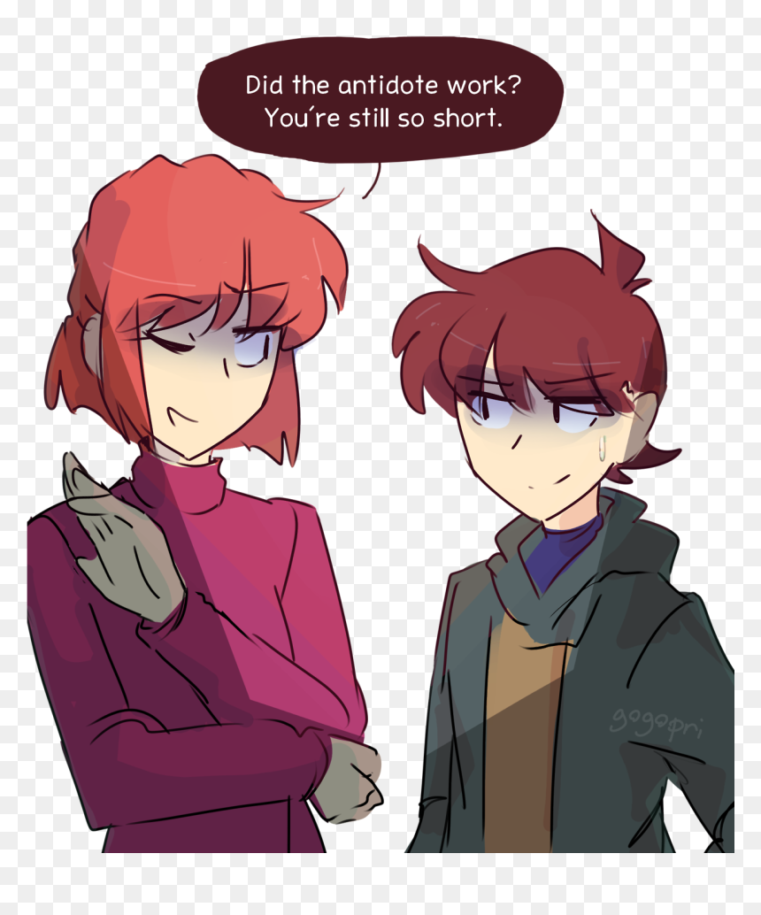I Know It’s Prob Not The Case But Every Day I Hope - Shinichi And Shiho Fanart, HD Png Download - shiki ryougi png