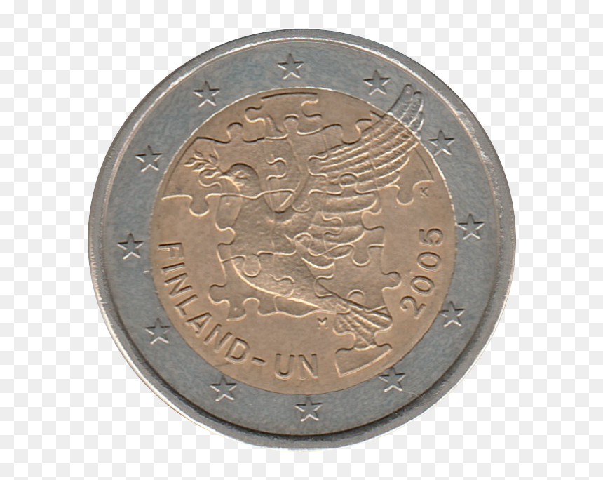 Fi 2€ 2005 Onu - Coin, HD Png Download - onu png