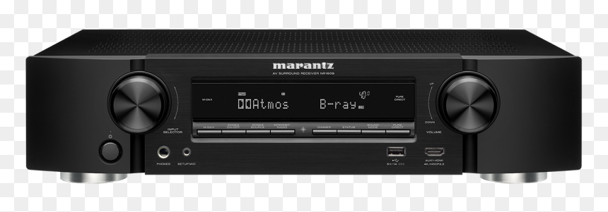 Marantz Nr1609 Black"
 Title="marantz Nr1609 Black - Marantz Nr1503, HD Png Download - marantz logo png