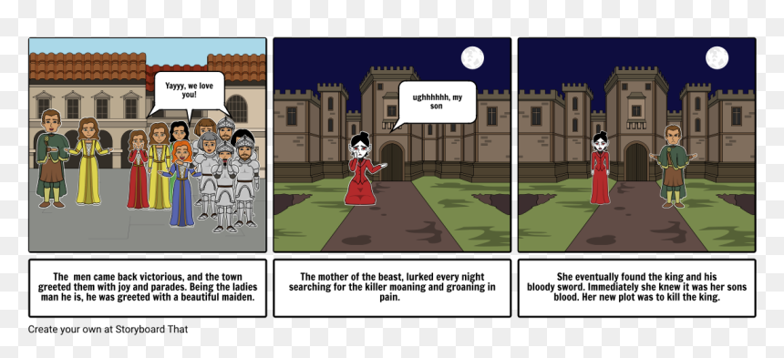 Scene Much Ado About Nothing Storyboard, HD Png Download - bruja png