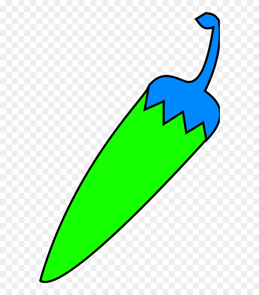 Red Chili With Green Tail, HD Png Download - chili vector png