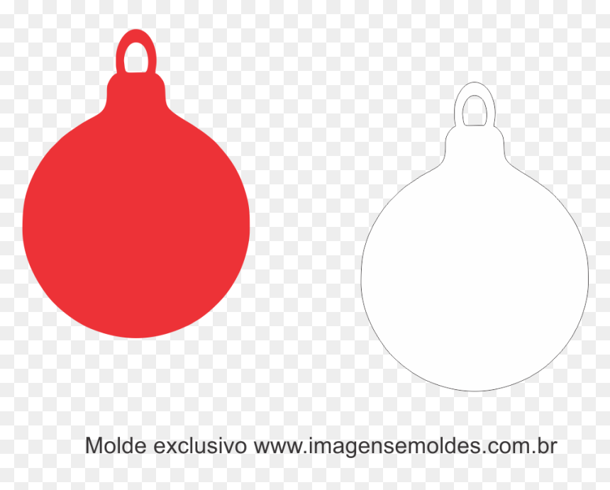 Moldes De Eva - Illustration, HD Png Download - bola de natal png