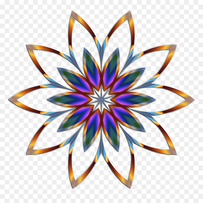 Flower,leaf,symmetry - Bbs Wheels Front View, HD Png Download - pretty design png