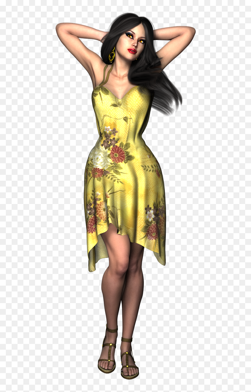 Fashion, HD Png Download - summer dress png