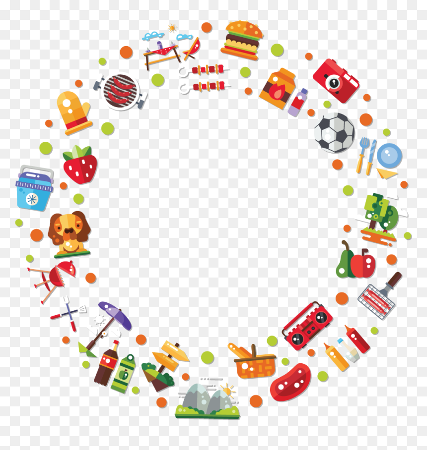 Family Picnic Slider Icon - Circle, HD Png Download - family picnic png