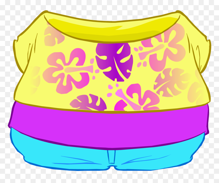 Transparent Summer Dress Clipart - Club Penguin Summer Clothing, HD Png Download - summer dress png
