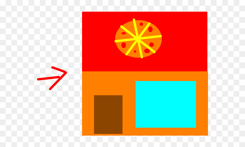 Loja Pizzaria Desenho Png, Transparent Png - pizza desenho png
