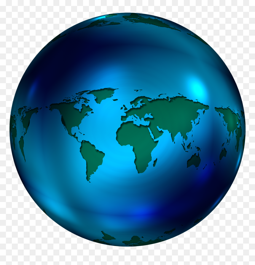 World Map, HD Png Download - green world png