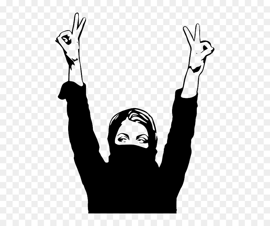 Middle East Women's Rights Artwork, HD Png Download - mujer dibujo png